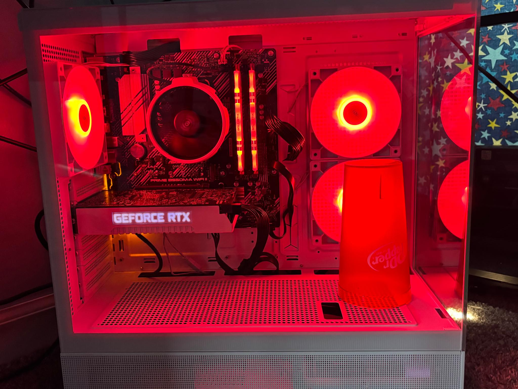 RTX White and Black Panda Budget King PC | RTX2060 | R5 5500 | 16GB DDR4 | 1TB HDD+128GB SSD