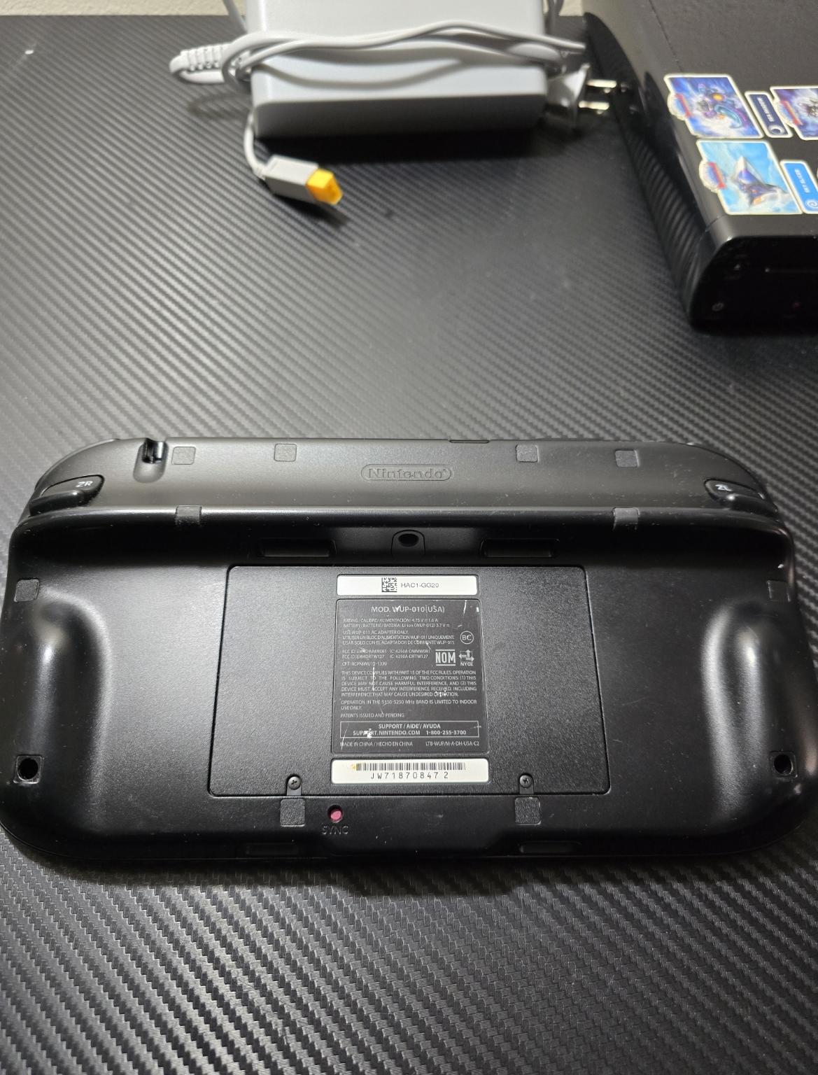 Nintendo Wii U (Black) w/Custom Firmware + Games