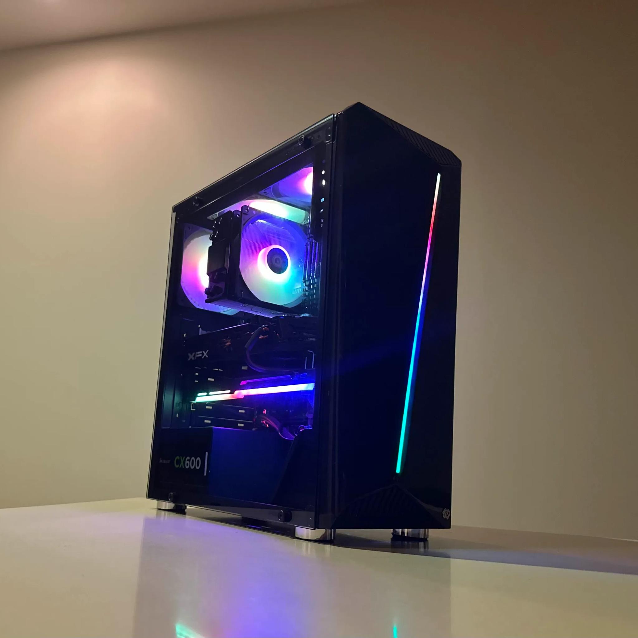 Starter Gaming PC – Intel Core i7-4770K | XFX AMD Radeon RX 580 | 32GB RAM | 1TB SSD | Win10