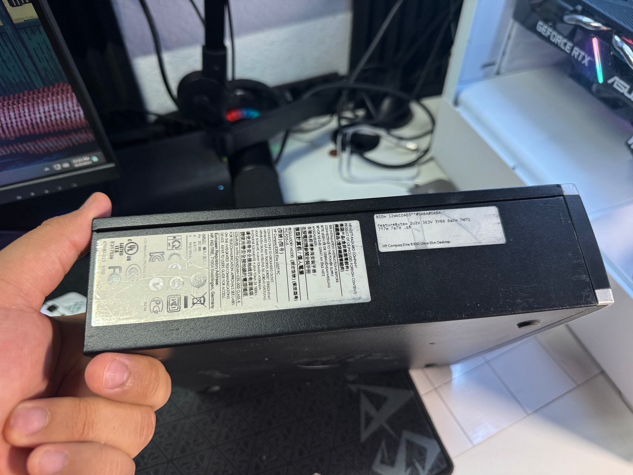 HP Elite 8300 PC -  i5 - 8GB LPDDR3- No OS - No HDD/SSD