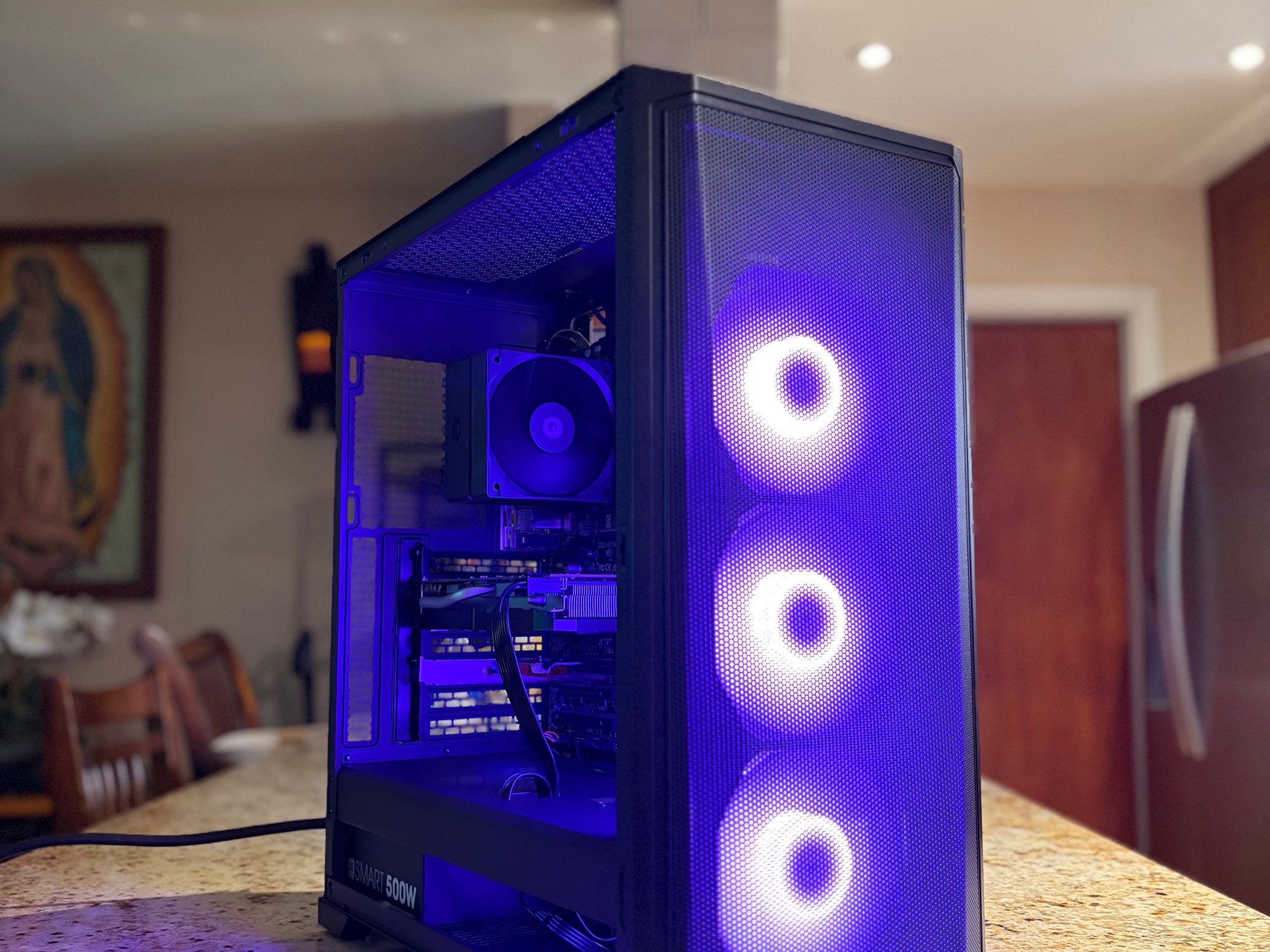 Black Gaming PC | 1660 Super 6GB | INTEL i7-7700 | 16GB RAM | 500GB SATA SSD | Wi-Fi + BT Pcie