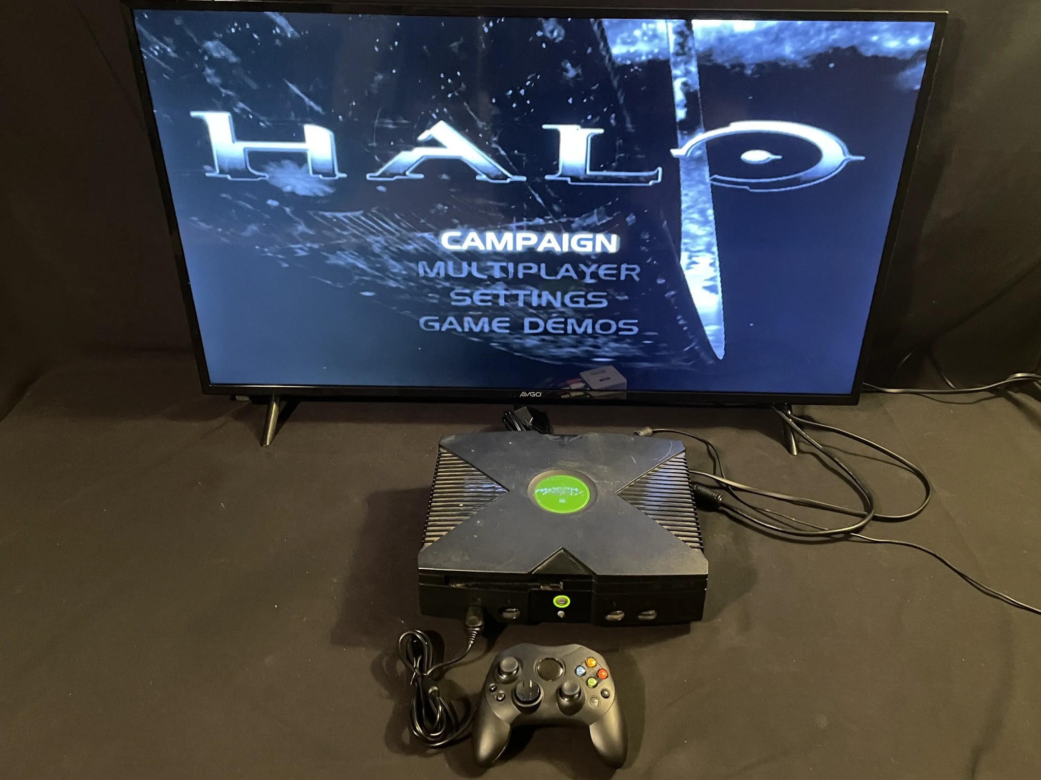 Microsoft Xbox Original With Controller And HD Rca Cables