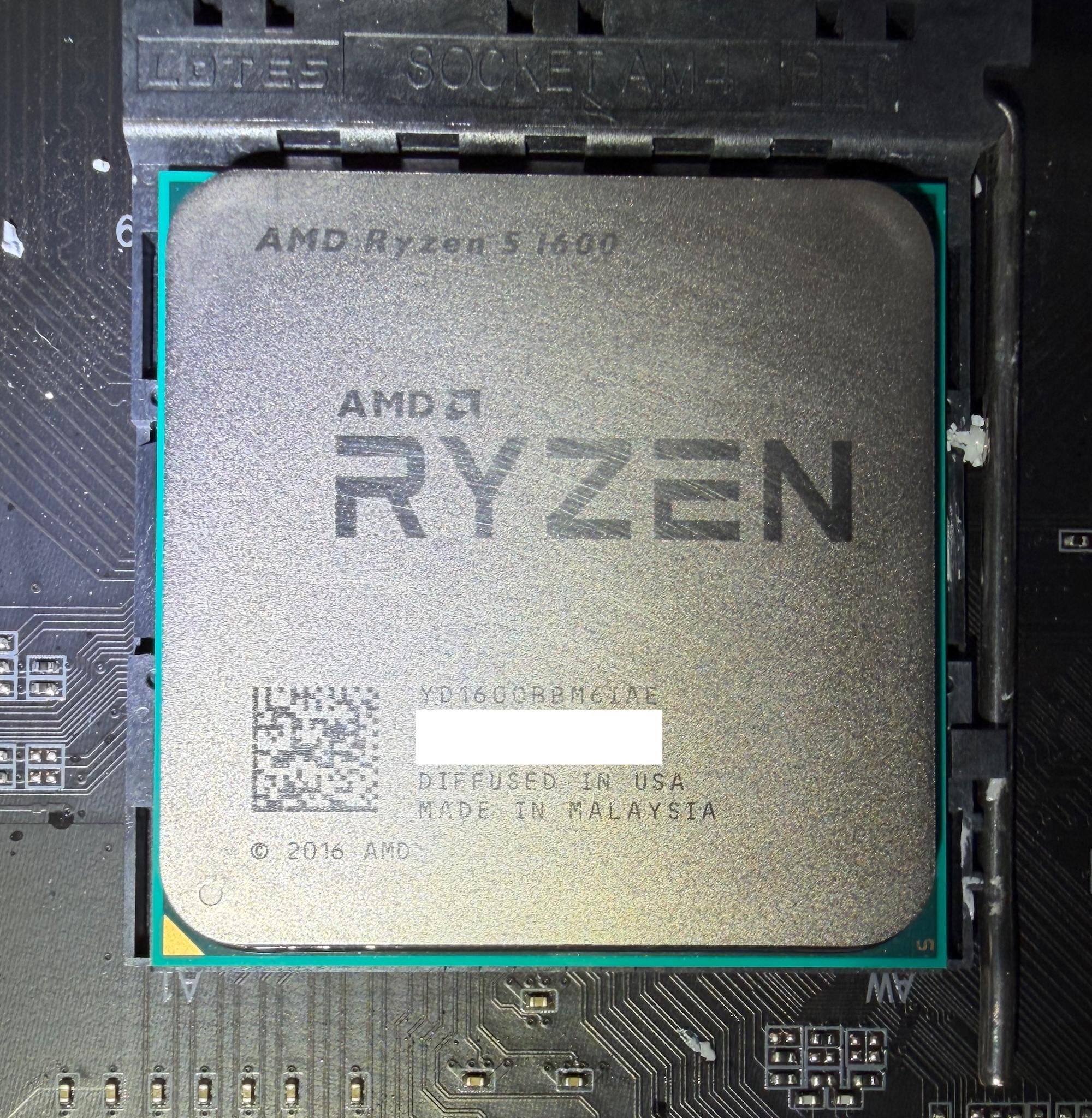 Gigabyte GA-AX370-GAMING 5 ATX AM4 Motherboard, Ryzen 5 1600, 32GB DDR4-2666