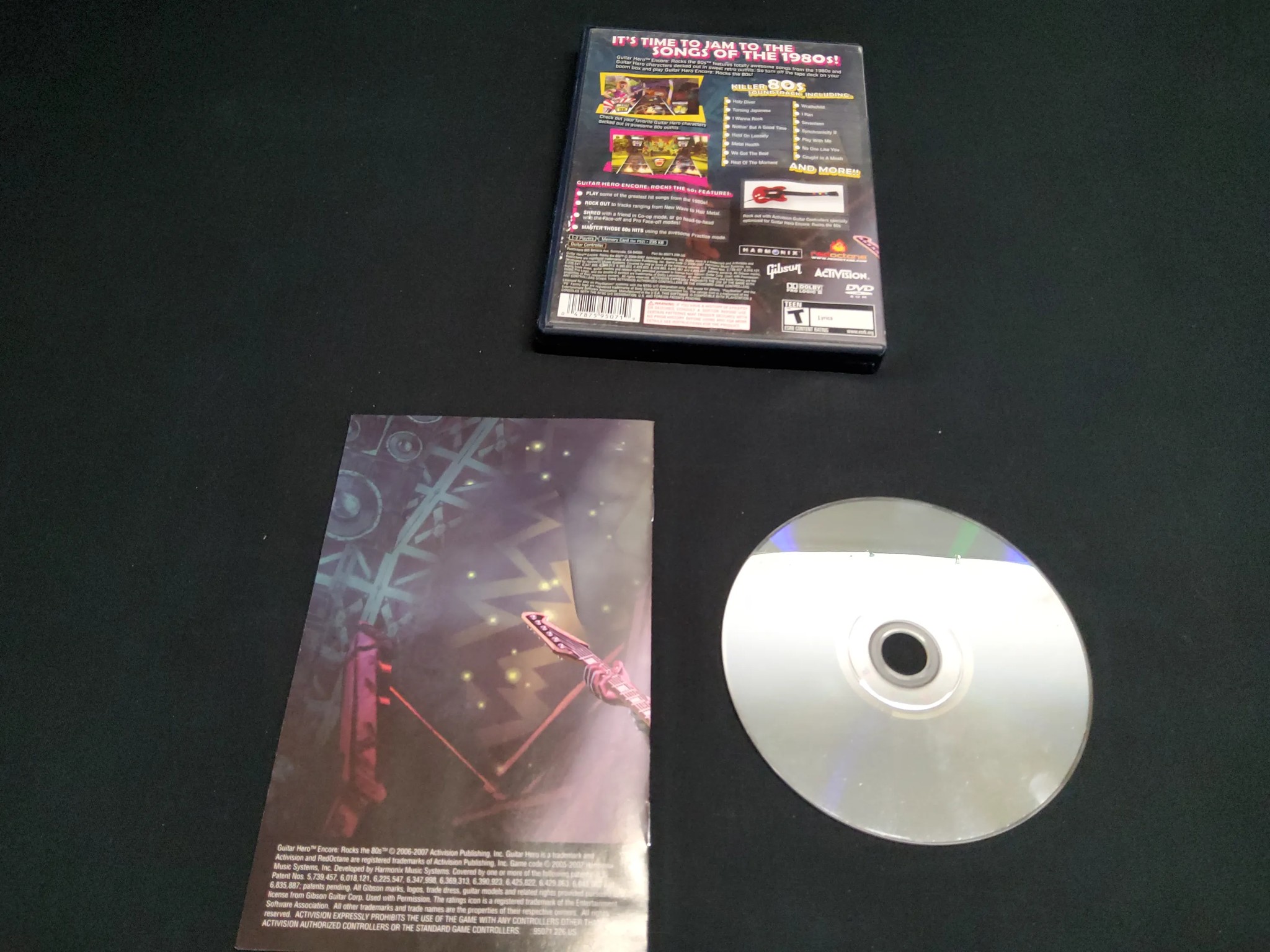 🎸Guitar Hero III 🎸+ Rock of 80's Game and Controller All Original Box Stickers Premium Strap