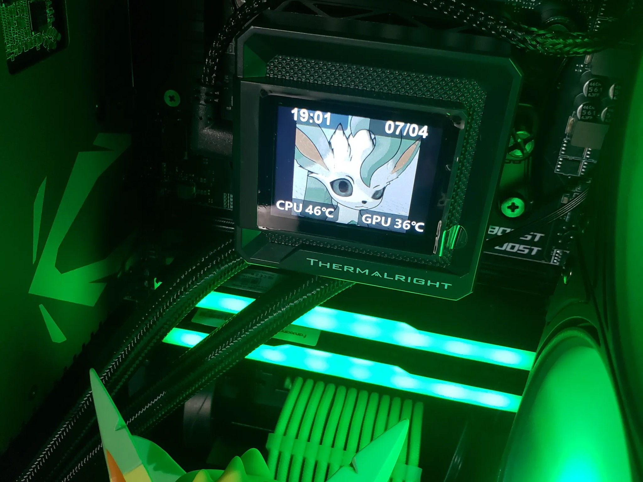Leafeon Themed 1080/1440p Gaming PC | AMD Ryzen 5 3600 | RTX 2070 Super | 16GB RAM | 1TB NVMe SSD