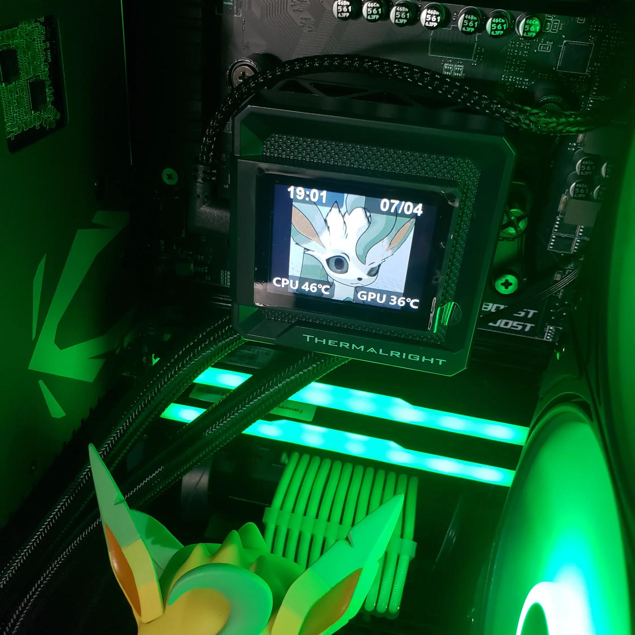 Leafeon Themed 1080/1440p Gaming PC | AMD Ryzen 5 3600 | RTX 2070 Super | 16GB RAM | 1TB NVMe SSD