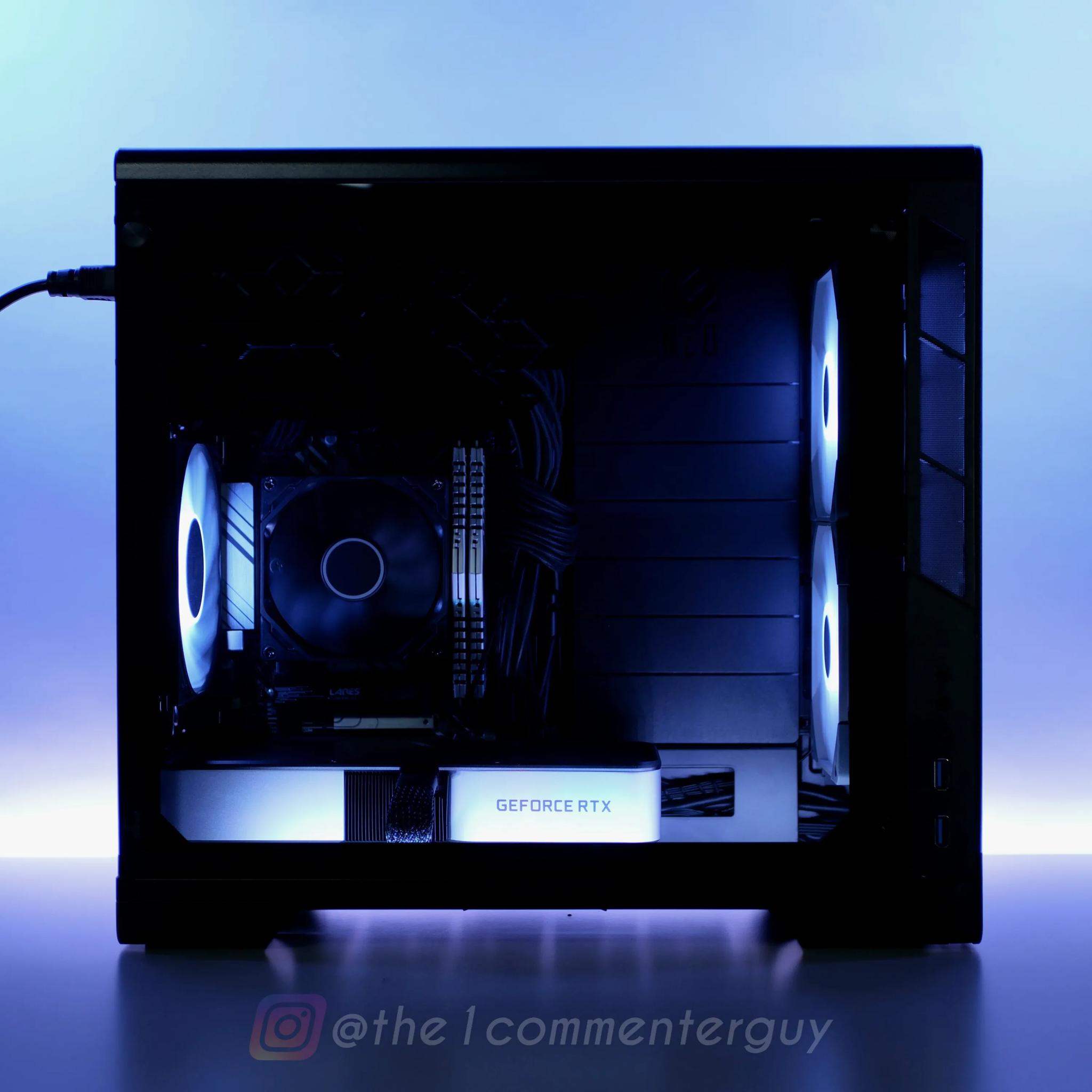 RTX 3060 ti, Intel 12100f itx gaming pc