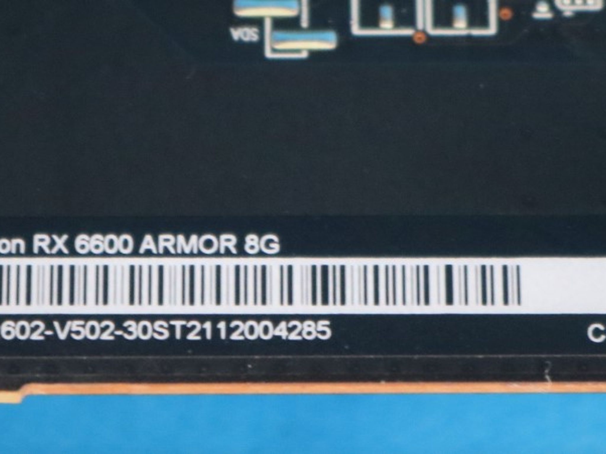 MSI AMD Radeon RX 6600 Armor 8GB GDDR6 PCIe 4.0 x16 Desktop GPU MS-V502 VER: 5.0