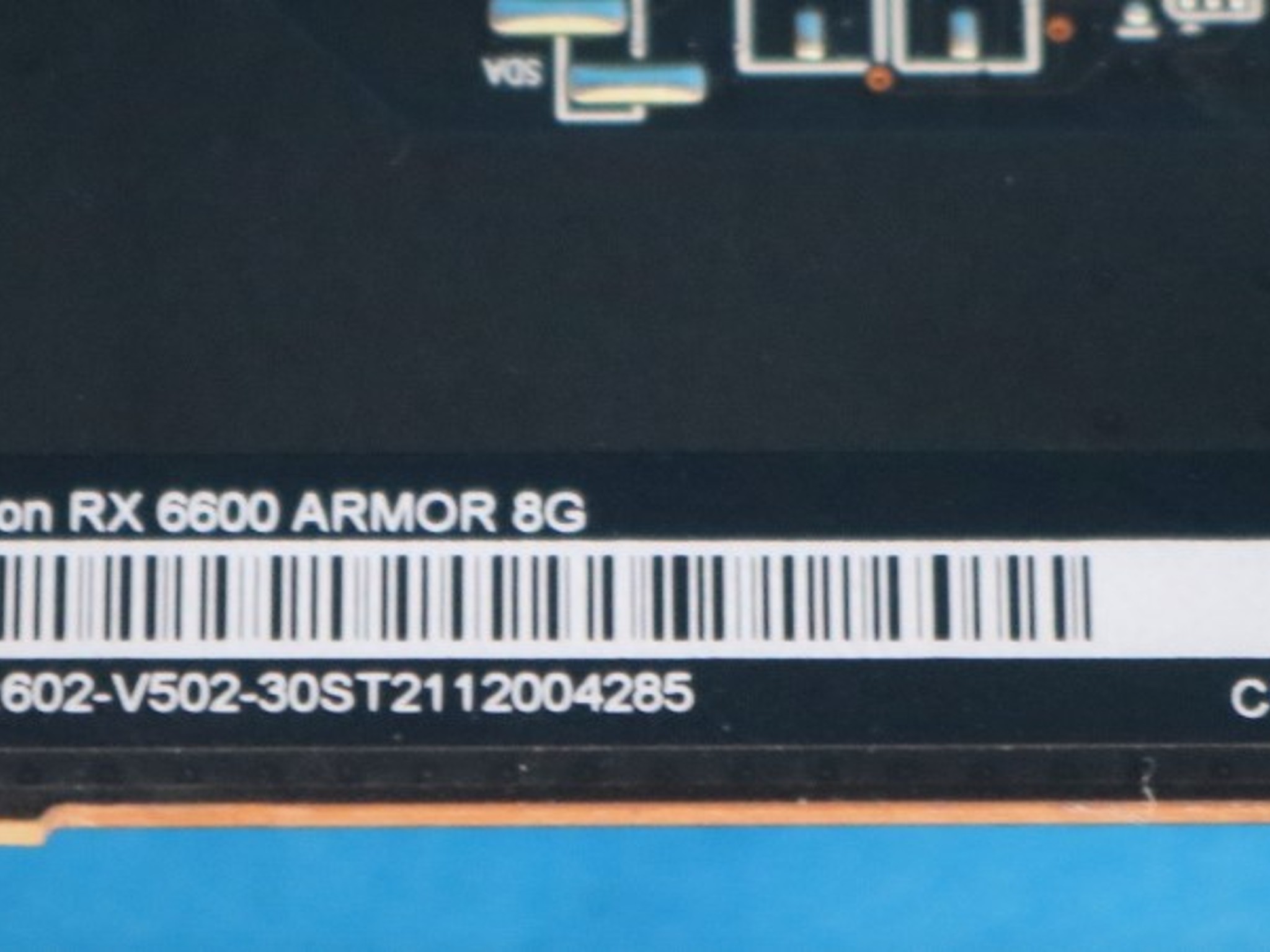 MSI AMD Radeon RX 6600 Armor 8GB GDDR6 PCIe 4.0 x16 Desktop GPU MS-V502 VER: 5.0