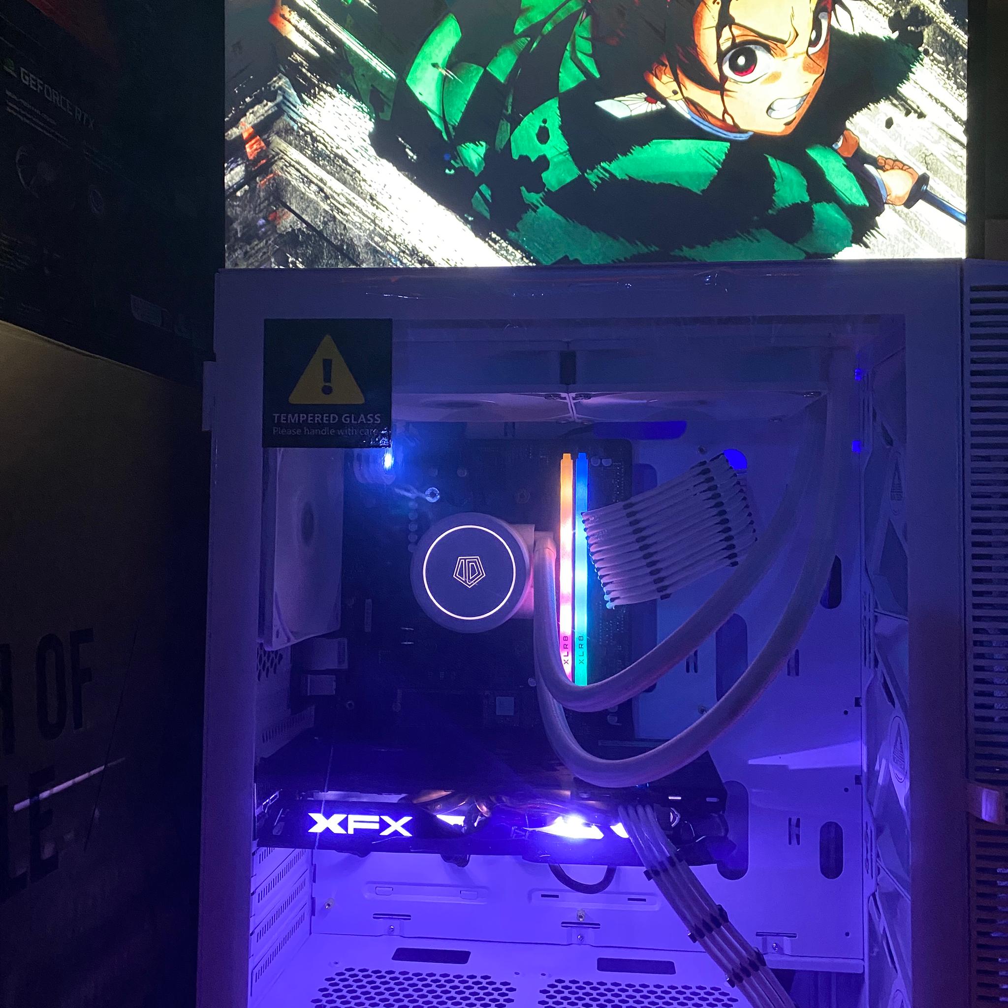 (Liquid Cooled) Ryzen 7| RX 470| 16GB DDR4 XLR8 RGB RAM| 1TB NVMe SSD| Windows 11 PRO
