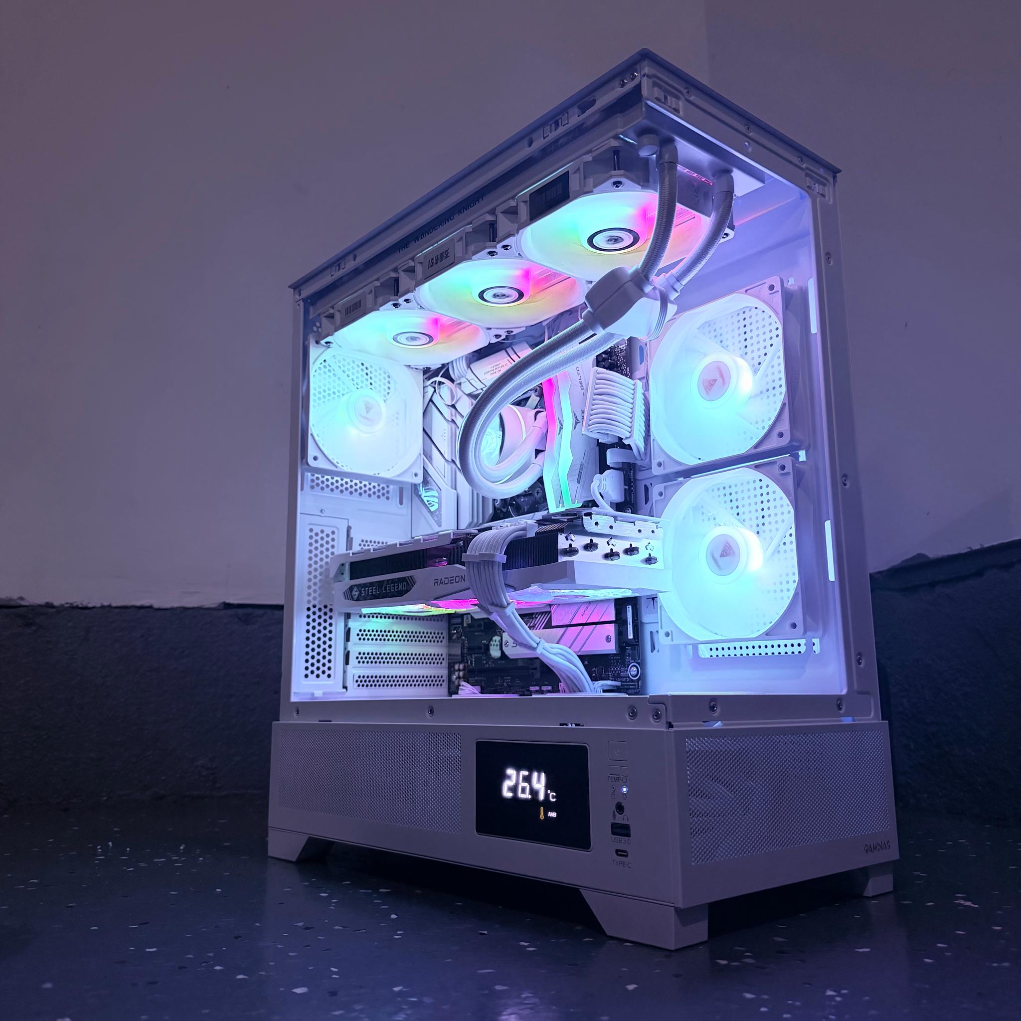 ⚪️"Celestial Pearl"⚪️| 1440p Gaming | Ryzen 7 7700X | RX 7800XT 16GB | 32B DDR5 | 1TB NVMe Storage