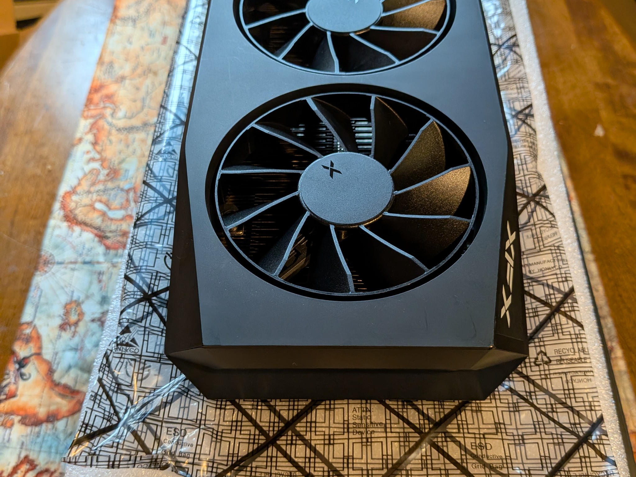 XFX Mercury AMD Radeon RX 9070XT OC Gaming Edition with RGB