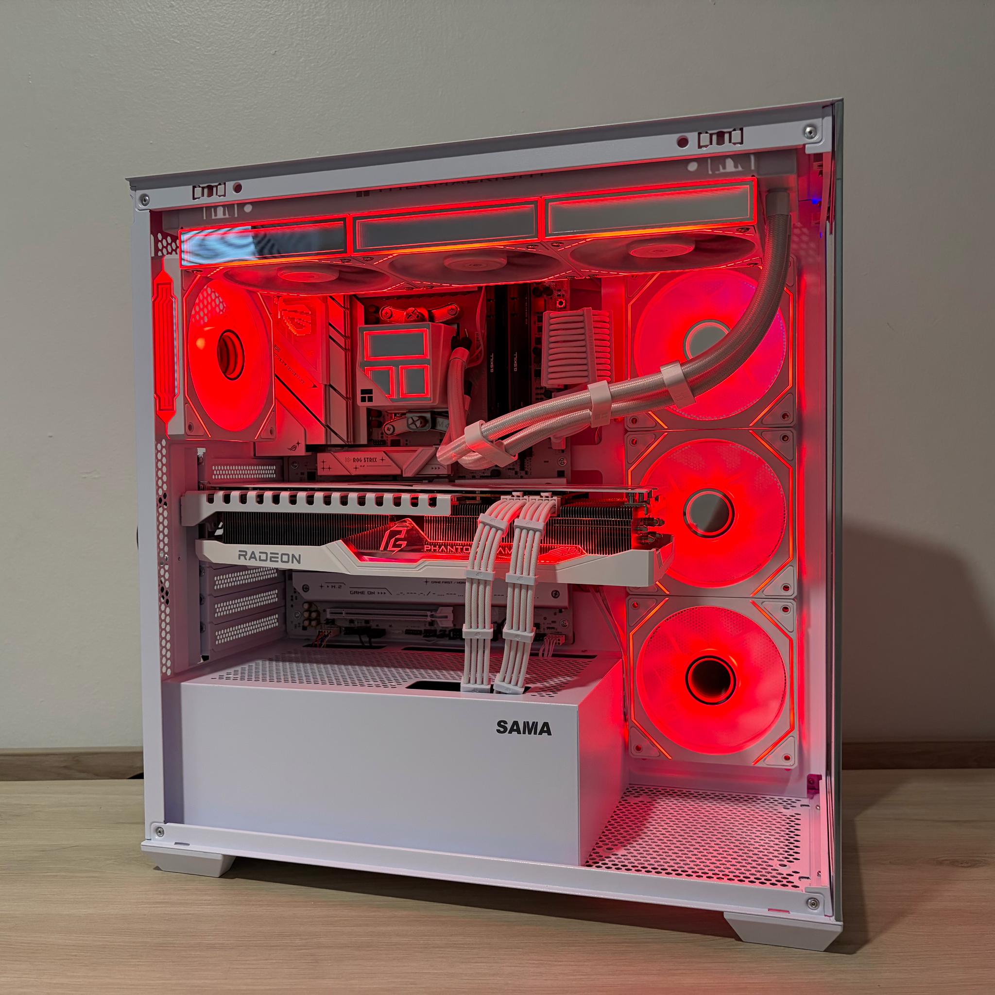 👻 Phantom 👻 Ryzen 5 9600X RX 7900 XT 20GB 32GB DDR5 1TB M.2 Win 11Pro Gaming PC
