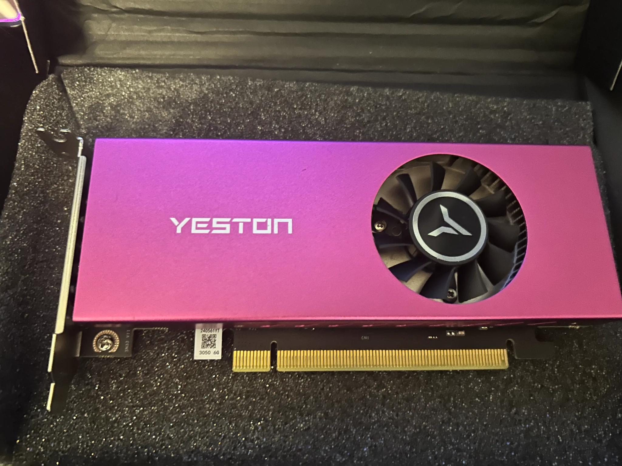 Yeston RTX 3050 6gb