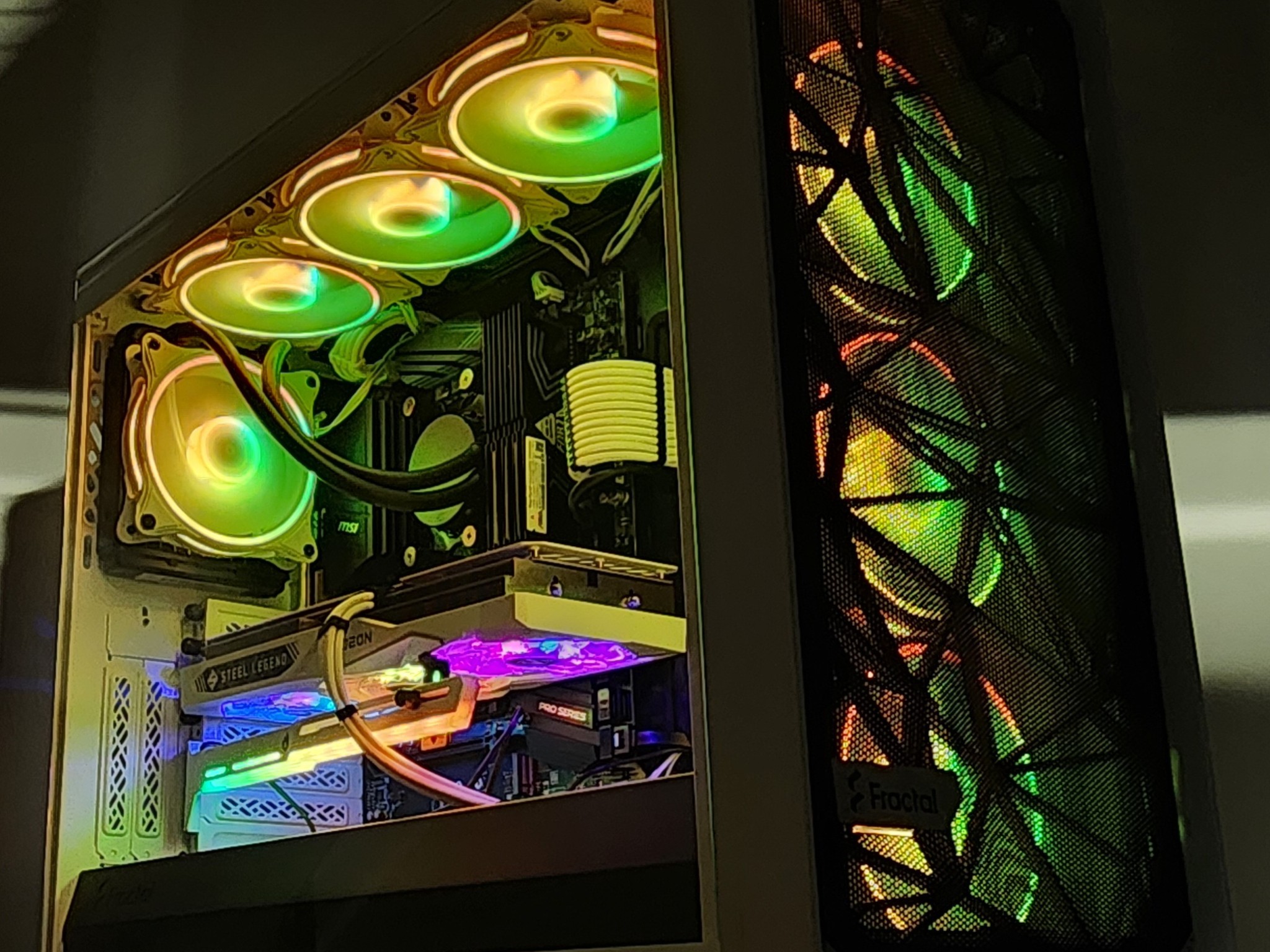 Gaming PC Ryzen 5 5500 32GB RAM 512GB SSD + 1TB HDD RX 7600 8GB Win11 Computer