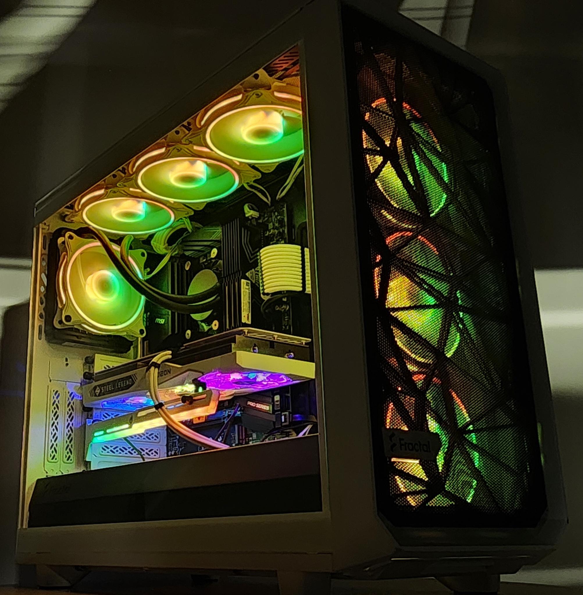Gaming PC Ryzen 5 5500 32GB RAM 512GB SSD + 1TB HDD RX 7600 8GB Win11 Computer
