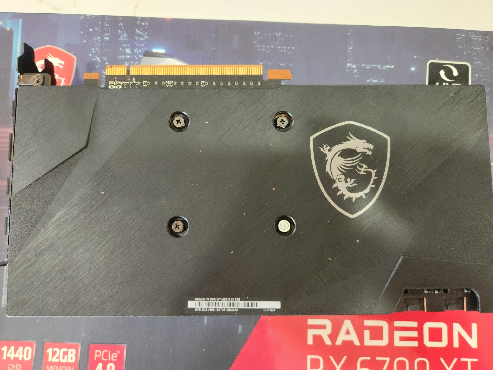 OPEN BOX MSI Mech 2x AMD Radeon RX 6700 XT 12gb GDDR6