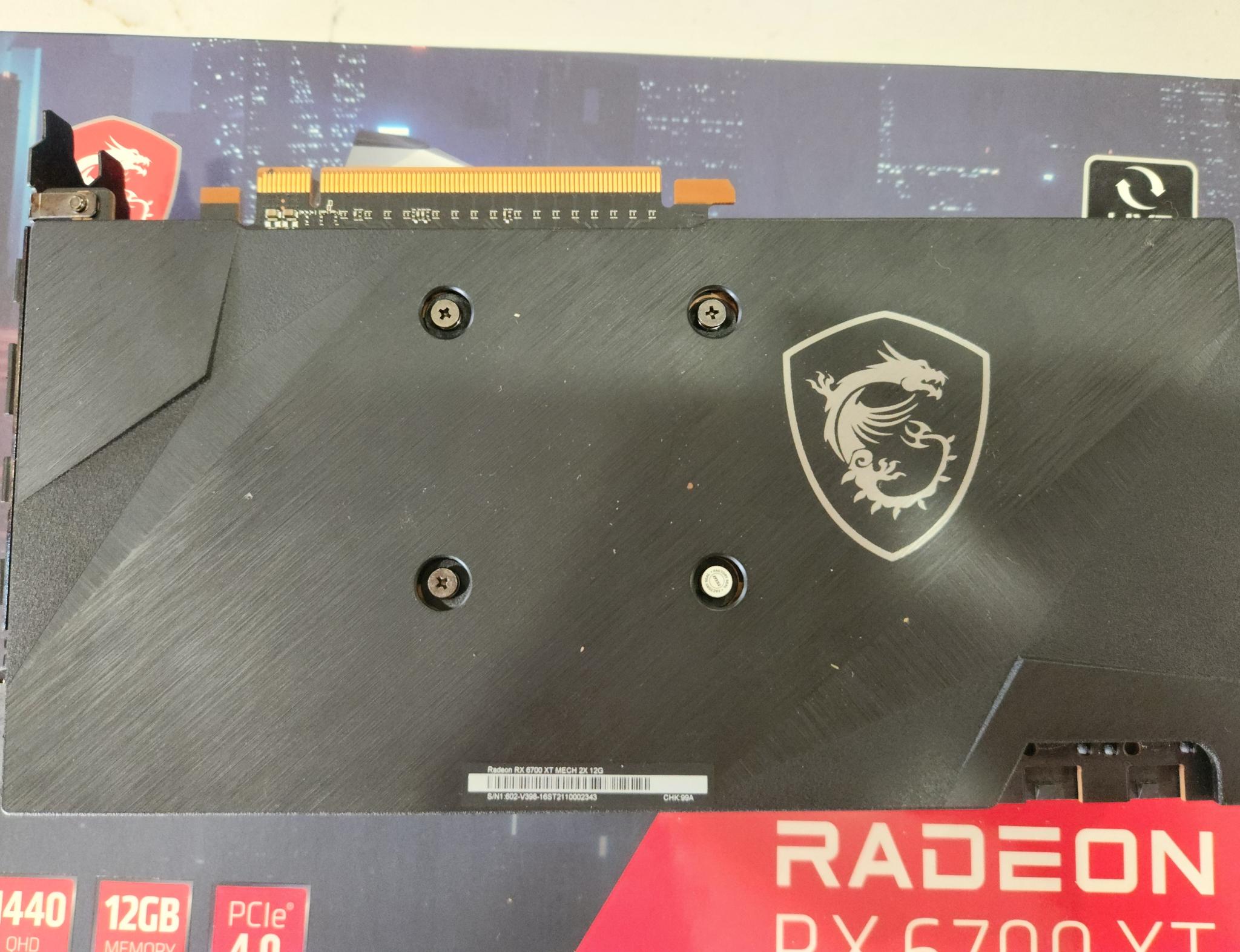 OPEN BOX MSI Mech 2x AMD Radeon RX 6700 XT 12gb GDDR6