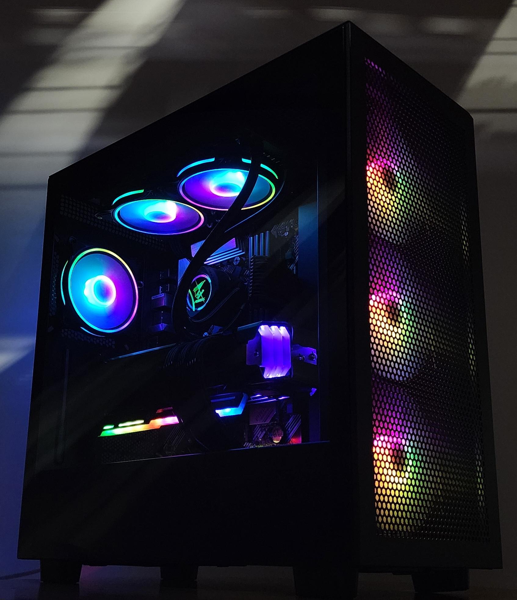 Gaming PC Ryzen 7 5700X3D 32GB RAM 2TB SSD RX 6900 XT 16GB Windows 11 Computer