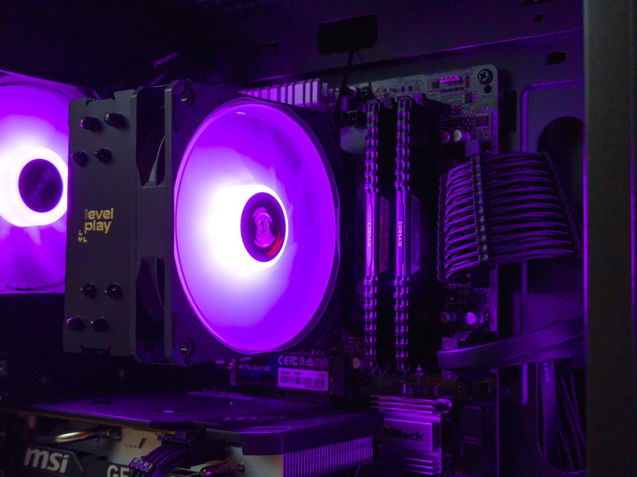 💜🖤 RTX 4060 / Ryzen 5 5500 / 32GB Gaming PC 🖤💜
