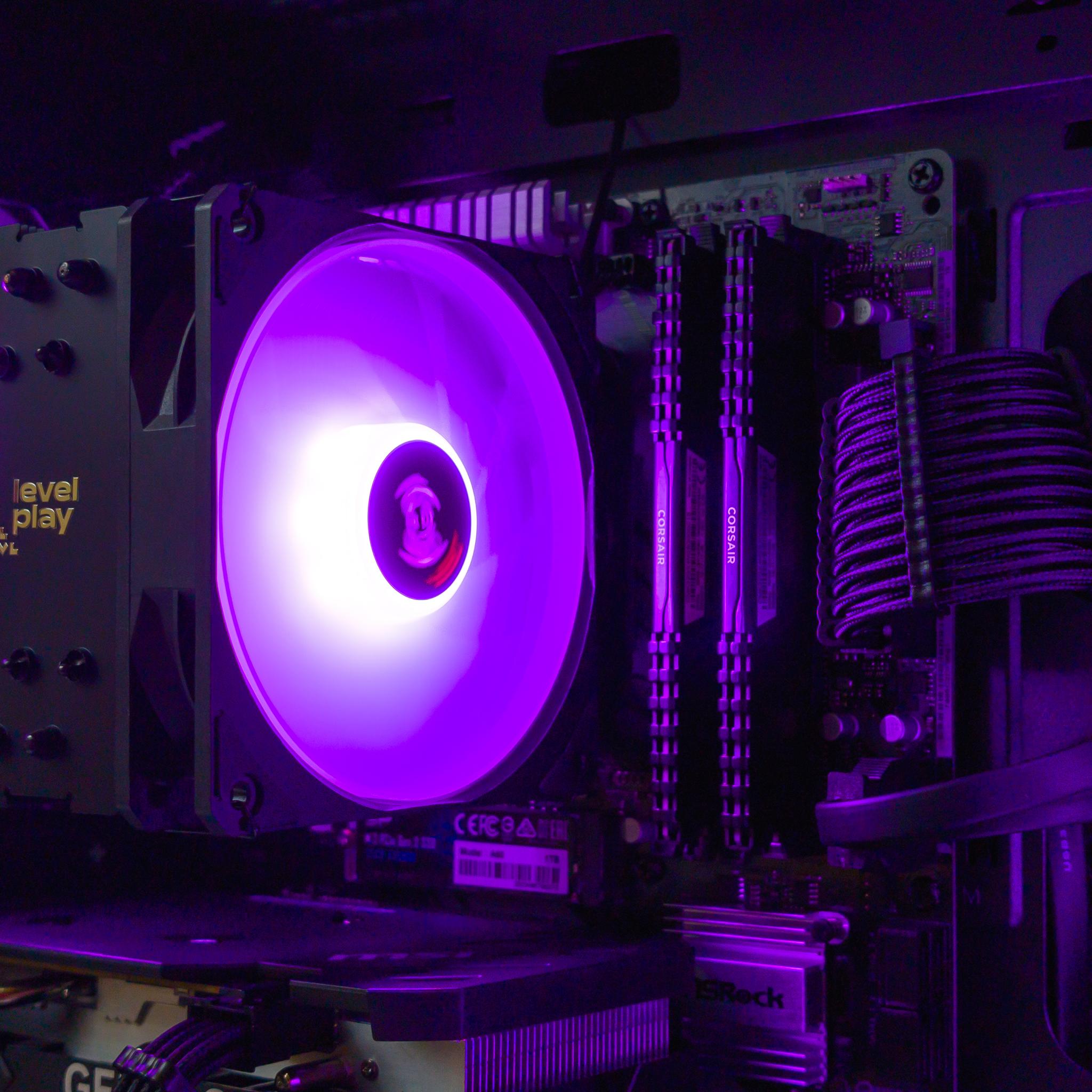 💜🖤 RTX 4060 / Ryzen 5 5500 / 32GB Gaming PC 🖤💜