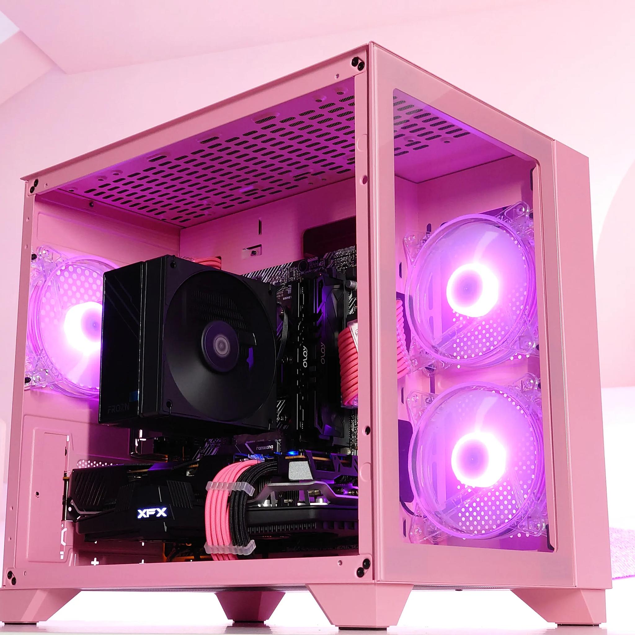 🩷🧁Buu Gaming PC🍧AMD RX 5700 XT 8GB 🍧AMD Ryzen 5 3600 6 core🍧16GB DDR4🍧1TB SSD
