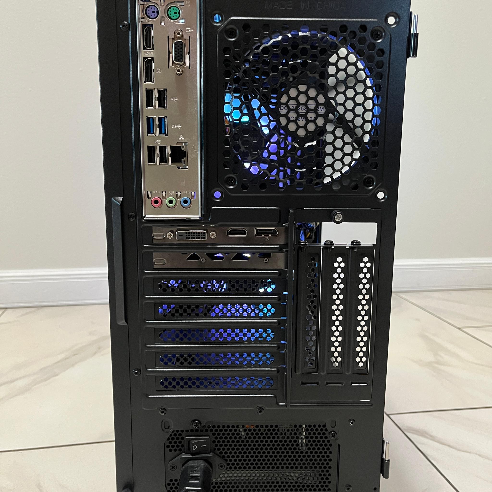 NVIDIA RTX 2060, Intel Core i3-10100, 16GB RAM, 4.2TB Storage, Gaming PC w/ Wi-Fi & BT