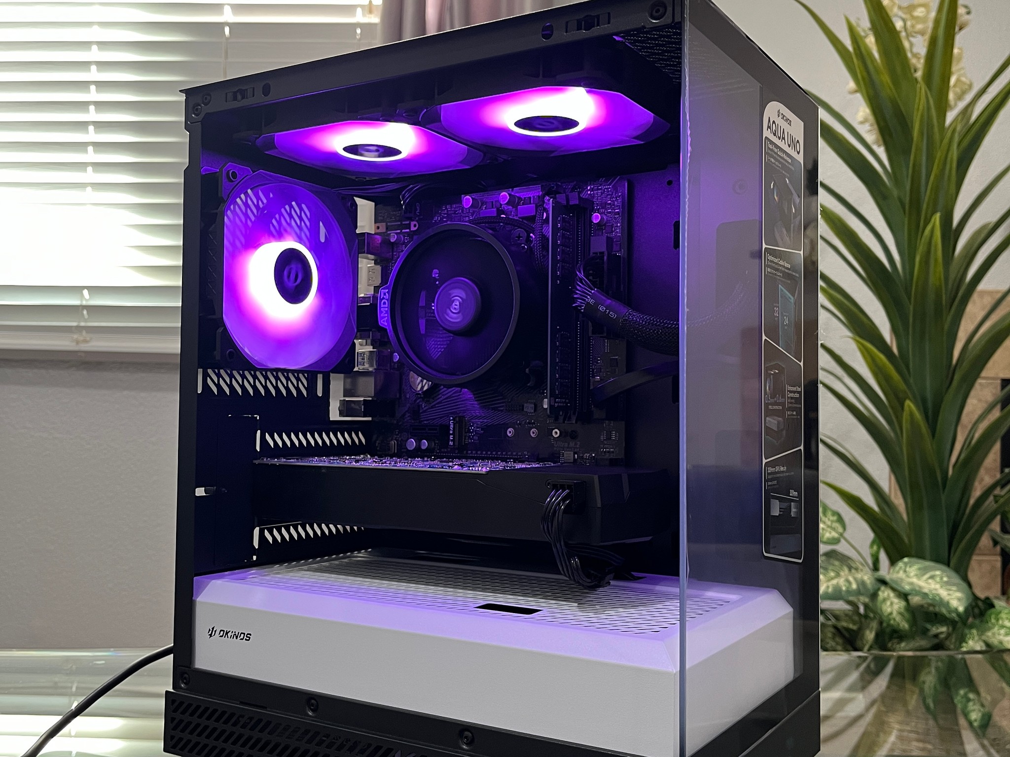 GTX 1060 6GB, Ryzen 7 1700, 8GB RAM | Black RGB Gaming Computer/PC
