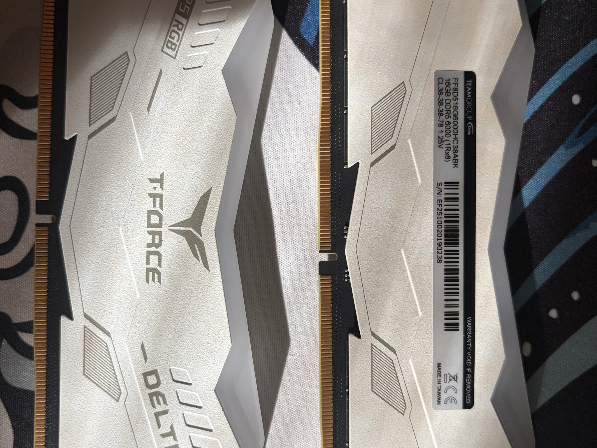 32GB T- Force Delta Alpha DDR5 (16gb x 2)