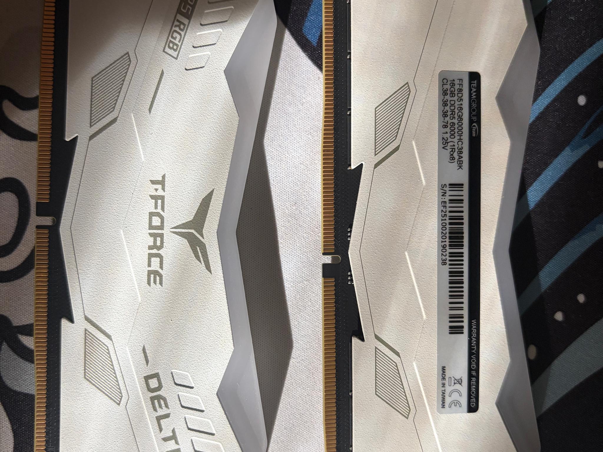 32GB T- Force Delta Alpha DDR5 (16gb x 2)