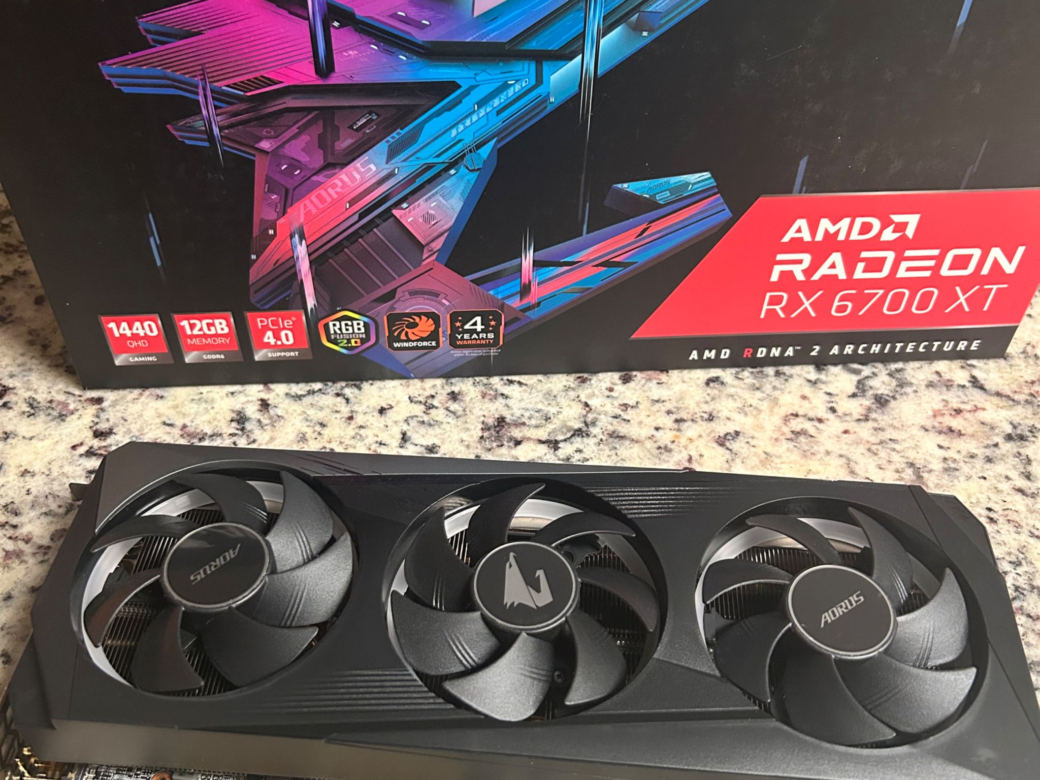 Gigabyte RX 6700XT Aorus Elite Open Box