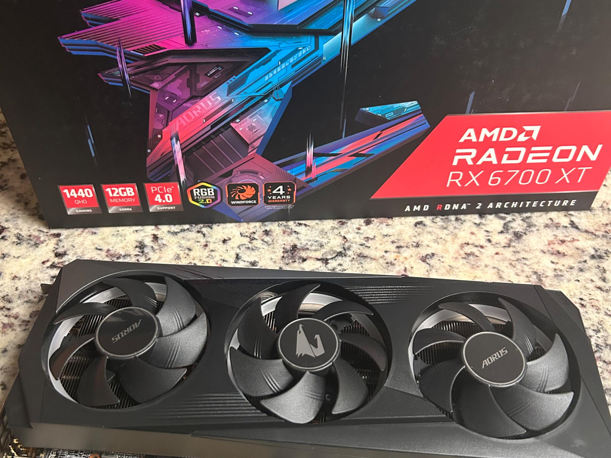 Gigabyte RX 6700XT Aorus Elite Open Box