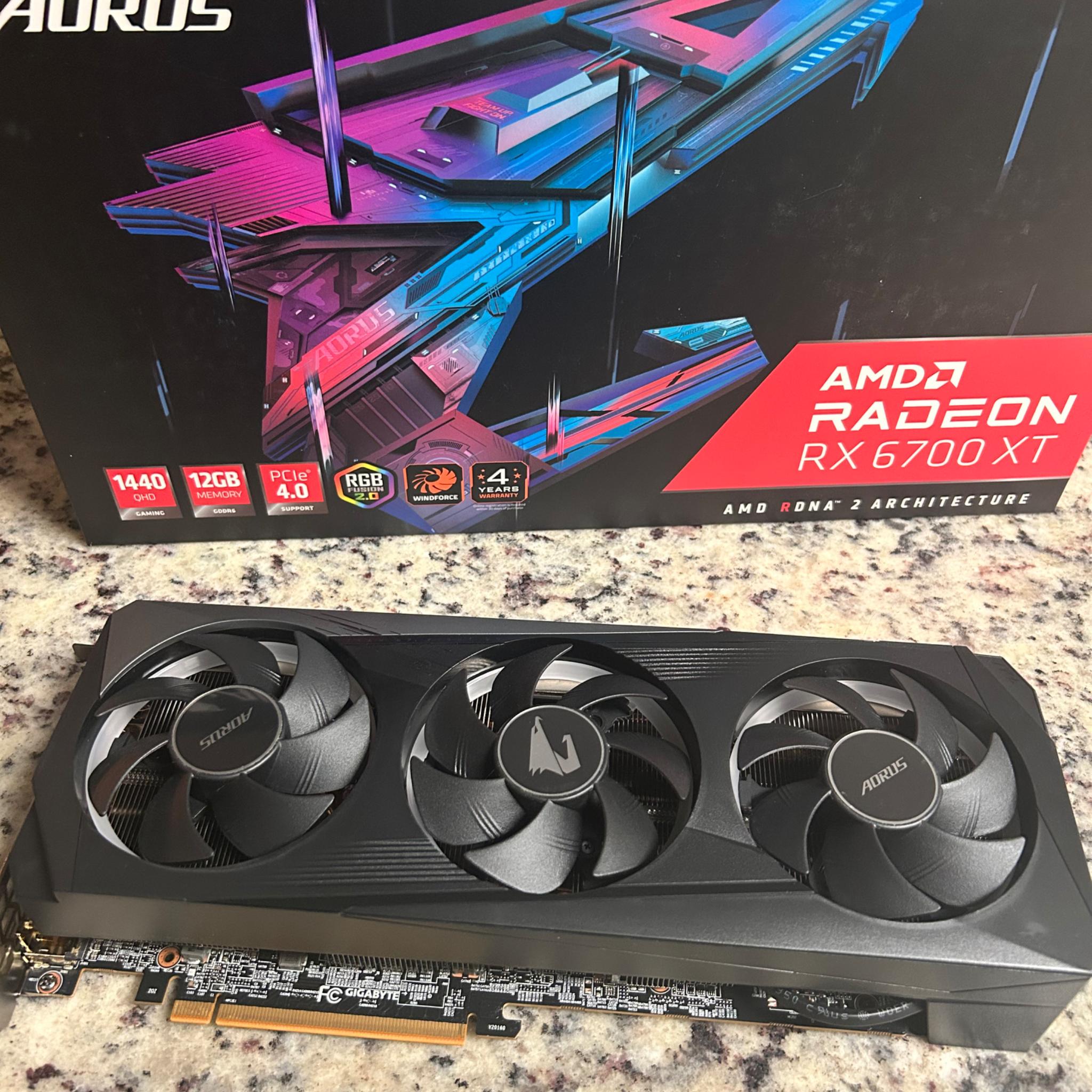 Gigabyte RX 6700XT Aorus Elite Open Box