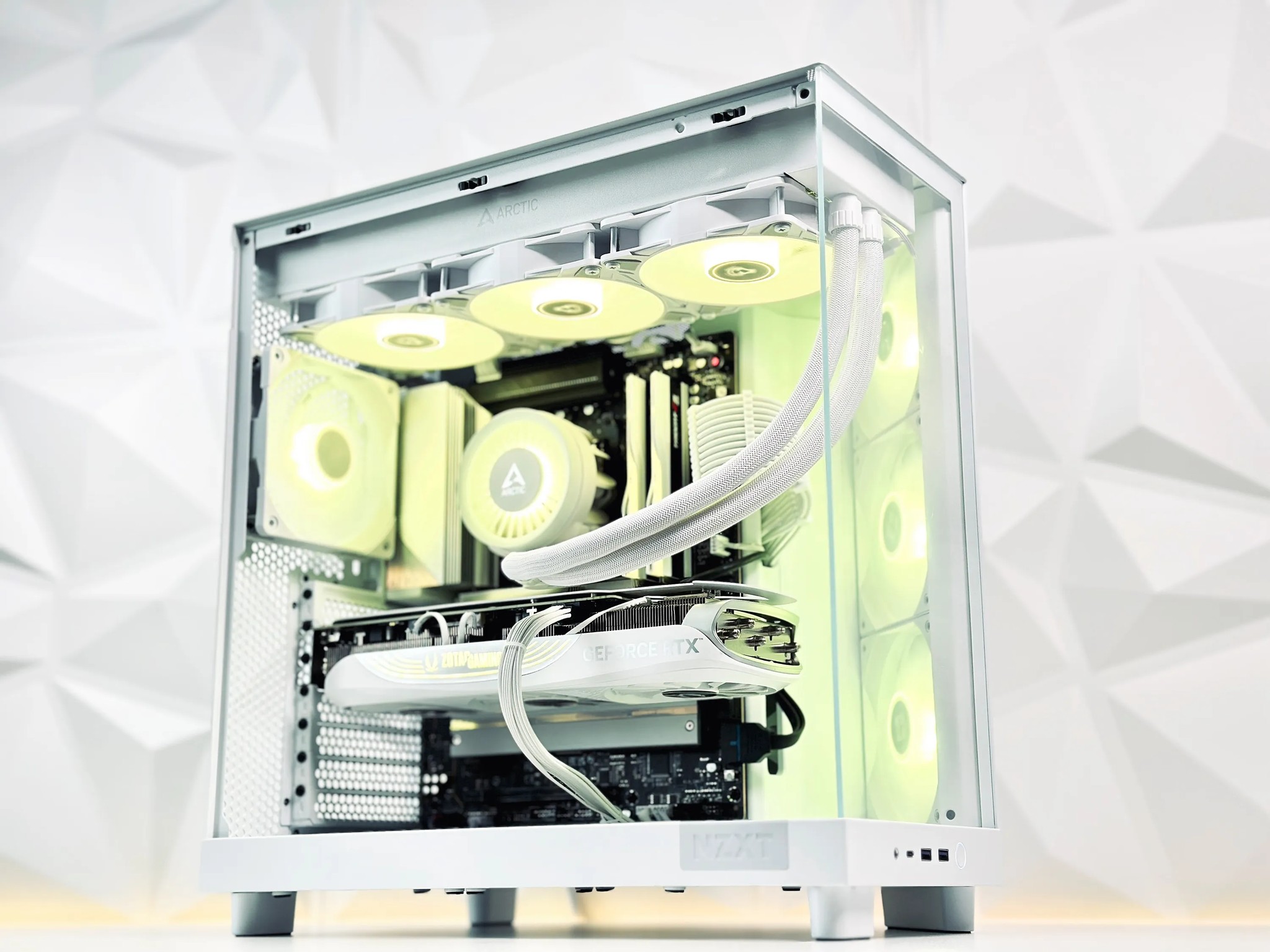 👽💚Liquid Cooled Gaming PC Nvidia⚪RTX 4070 Ti  12GB⚪Intel i7 13700 16 core⚪32GB DDR5⚪1TB NVME