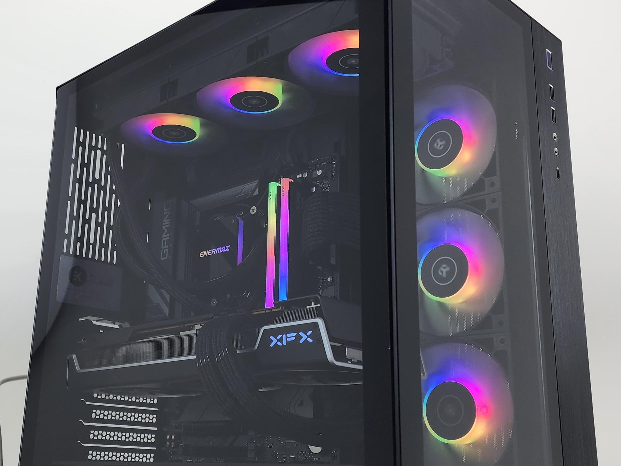 Gaming PC Ryzen 7 7800X3D 32GB RAM 2TB SSD RX 7900 XT 20GB Windows 11 Computer