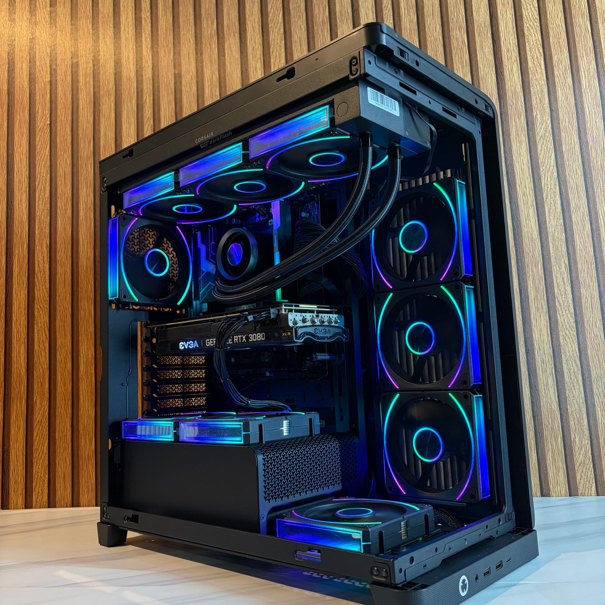 RTX 3080 | RYZEN 5 9600X | 24GB DDR5 | 360MM AIO | 1000W | 1TB