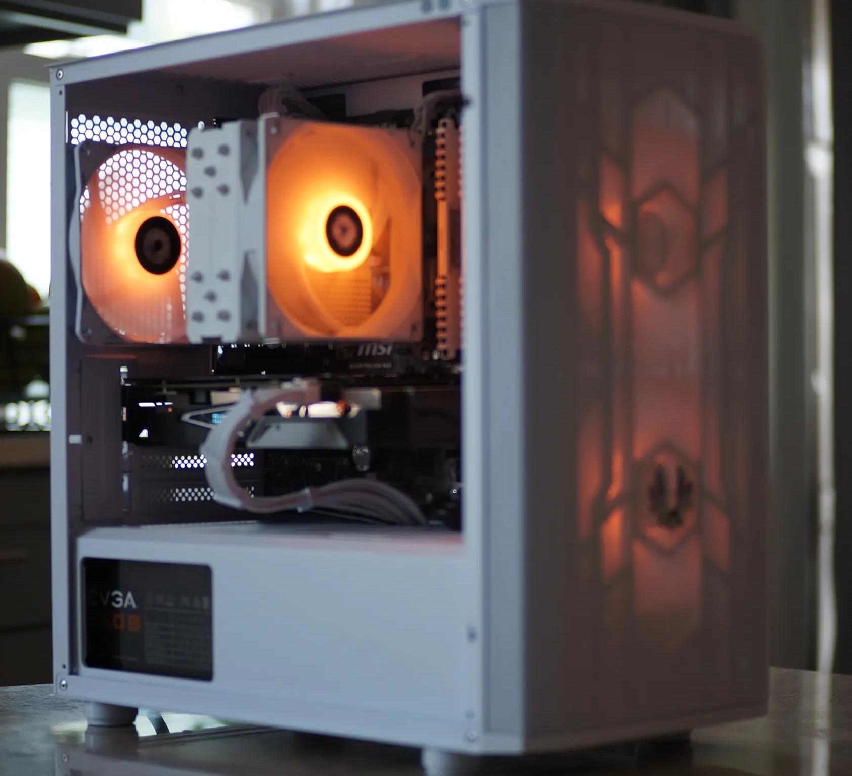 Ryzen 5 2600, RX 5500XT White Gaming/Streaming PC