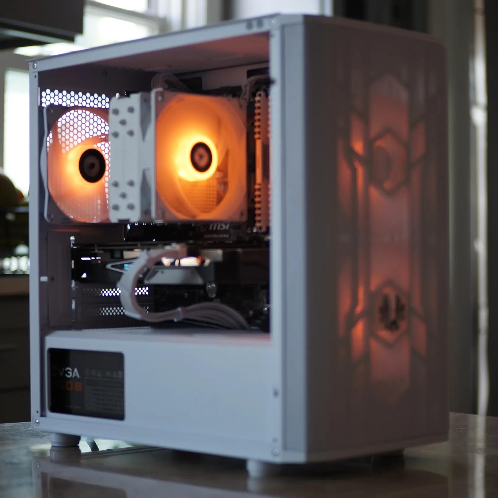 Ryzen 5 2600, RX 5500XT White Gaming/Streaming PC
