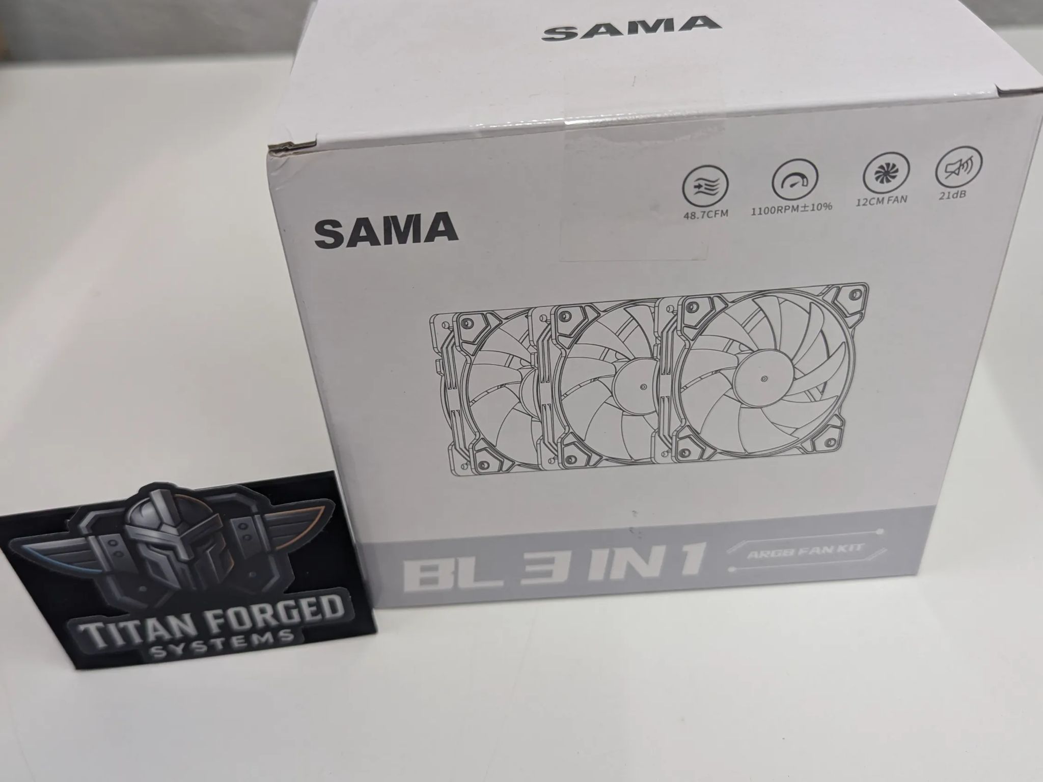 💨 SAMA BLW 3-in-1 ARGB PC Case Fans | 120mm | Fan Hub Included