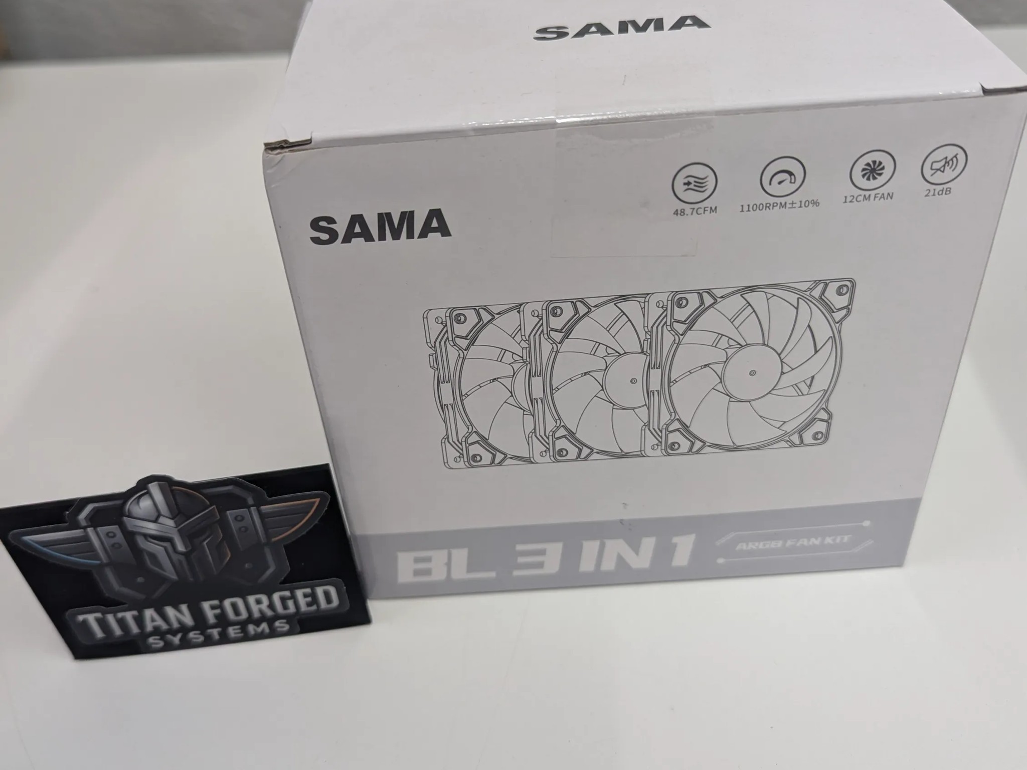 💨 SAMA BLW 3-in-1 ARGB PC Case Fans | 120mm | Fan Hub Included