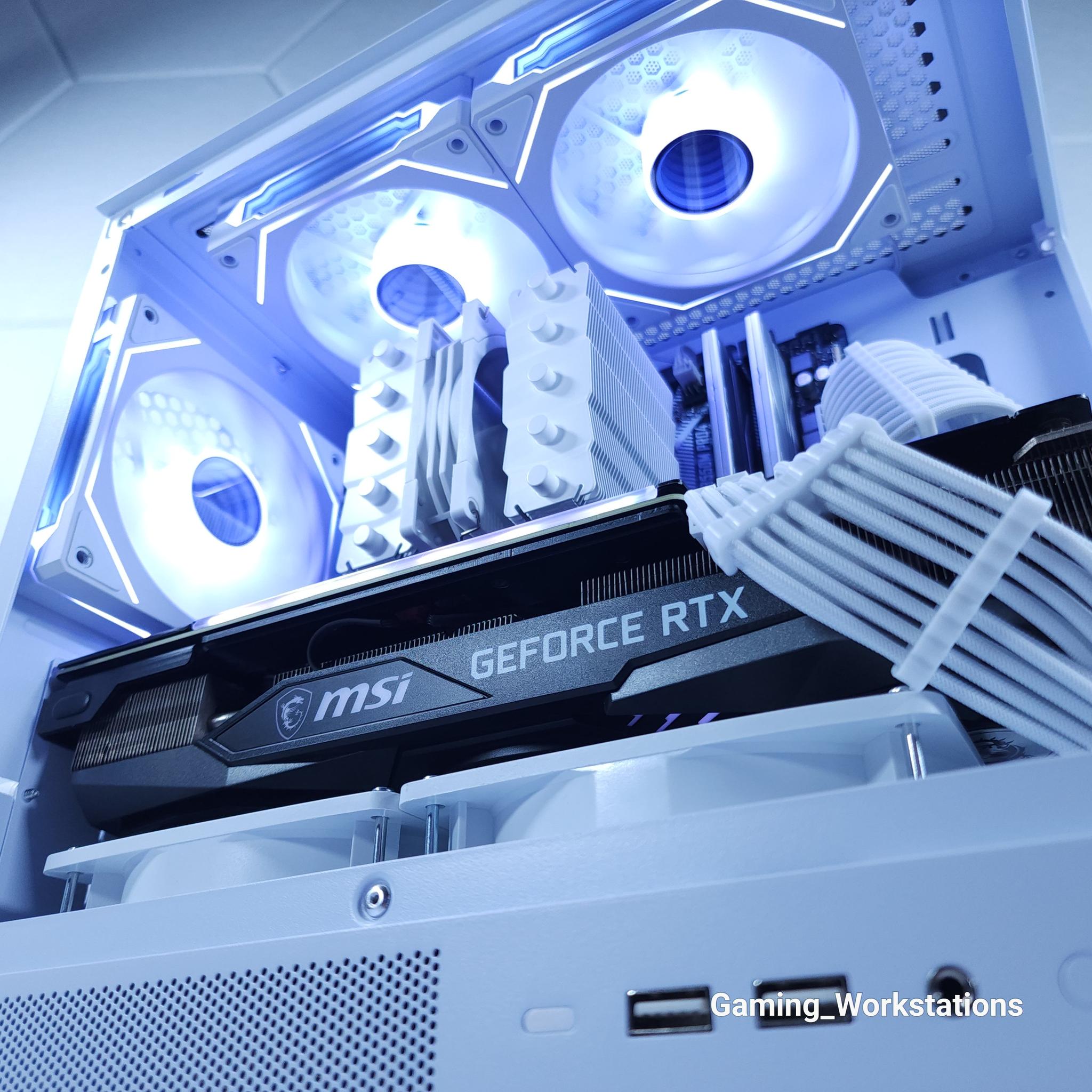 🤍RTX 3070 || Ryzen 7 5700X || 2TB NVMe SSD || 32GB 3200MHz || 1080p/1440p Gaming Computer