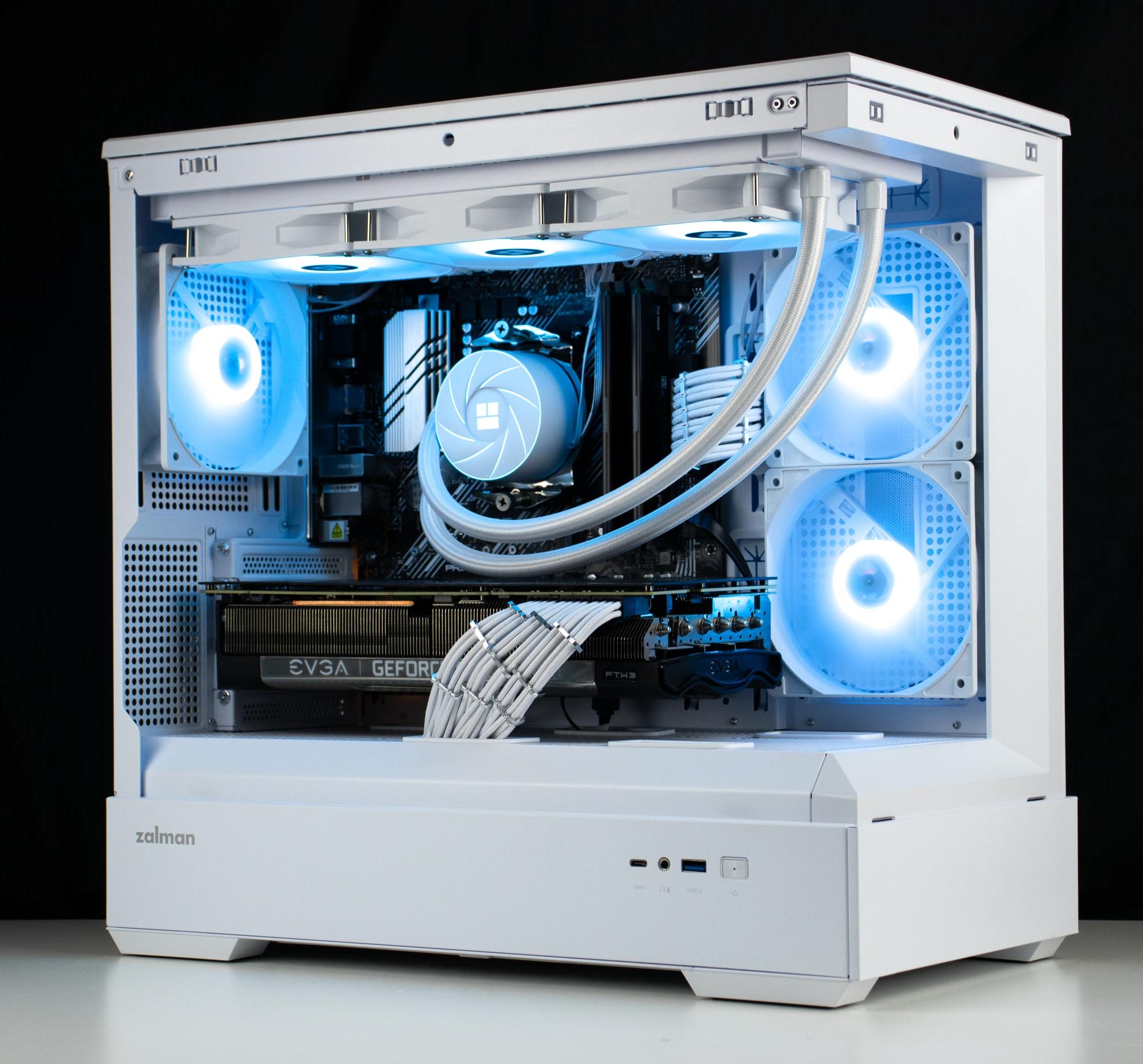 ❄️🧊💎- Whiteout 1440P Gaming PC | RTX 3080, Ryzen 7 5700X, 32GB RAM, 1TB NVMe SSD ❄️🧊💎