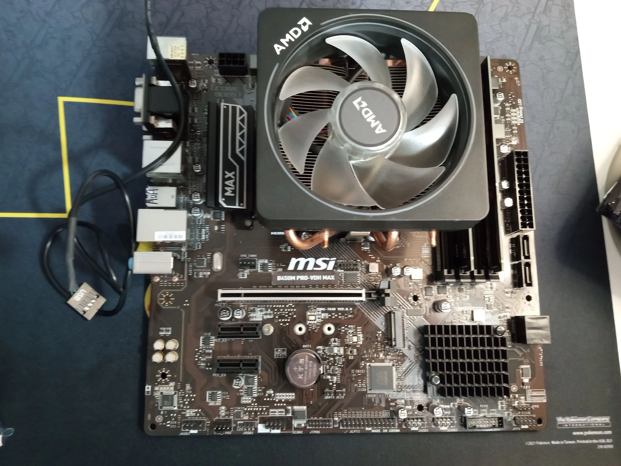Ryzen 7 3800x, wraith prism cooler, motherboard, 16 gb ram combo!