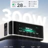 UGREEN Nexode Pro 300W Charging Station with Smart Display, 8-Port Charger