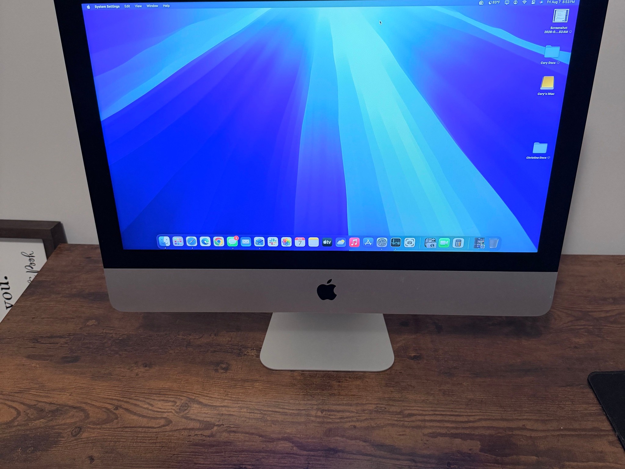 2019 Apple iMac 21.5" Retina 4K i3 3.6GHz 32GB RAM 512GB SSD Radeon 555X