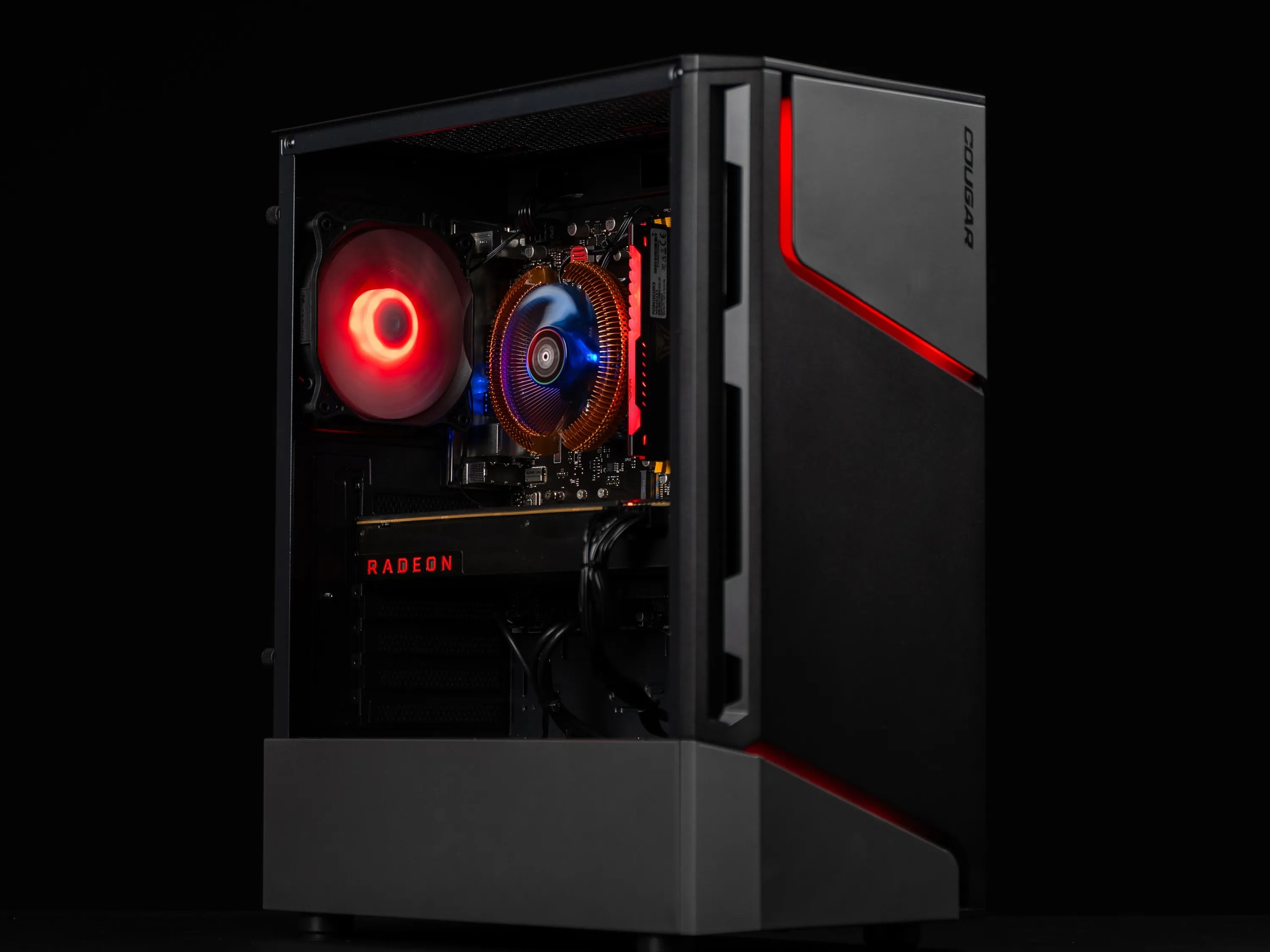“VegaMight” Radeon Vega 64 Ryzen 5 16GB Windows 11 Pro 1TB Gaming PC Powerhouse