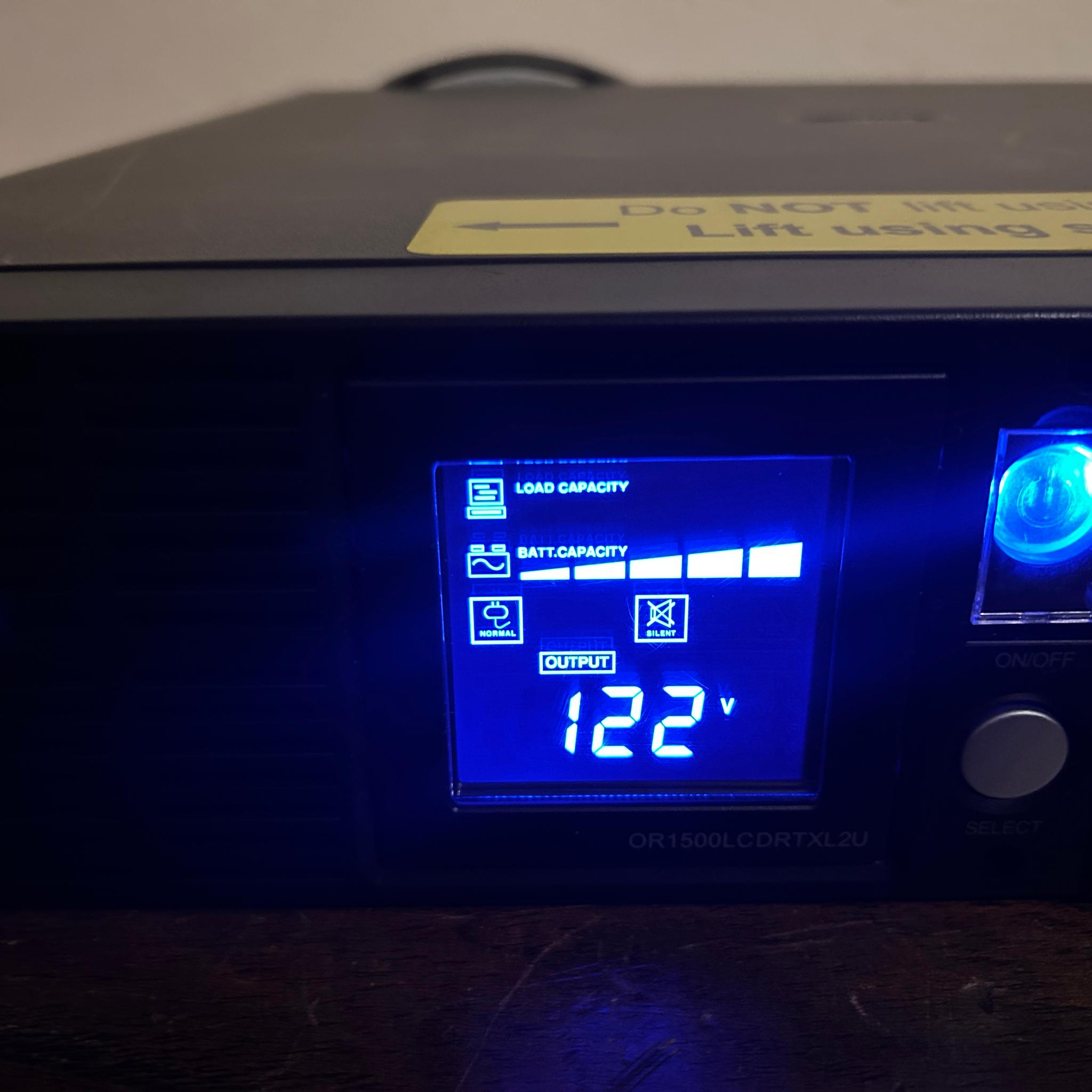 CyberPower OR1500LCDRTXL2U Smart App LCD Online UPS Battery Backup System