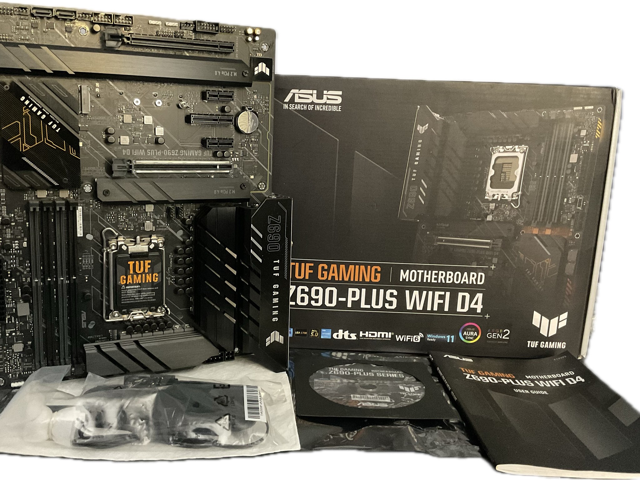 For sale: Like New, Asus TUF Gaming Z690 Plus WiFi D4 Motherboard