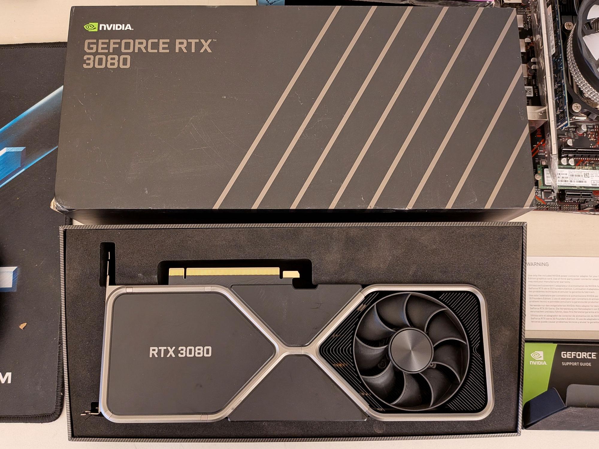 NVIDIA GeForce RTX 3080 Founders Edition 10GB GDDR6X – Tested & Working – Original Box