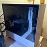 🖥️ Used Custom White NZXT H500i Gaming PC – i5‑8600K / GTX 1080 Ti / 16 GB DDR4 / 500 GB SSD